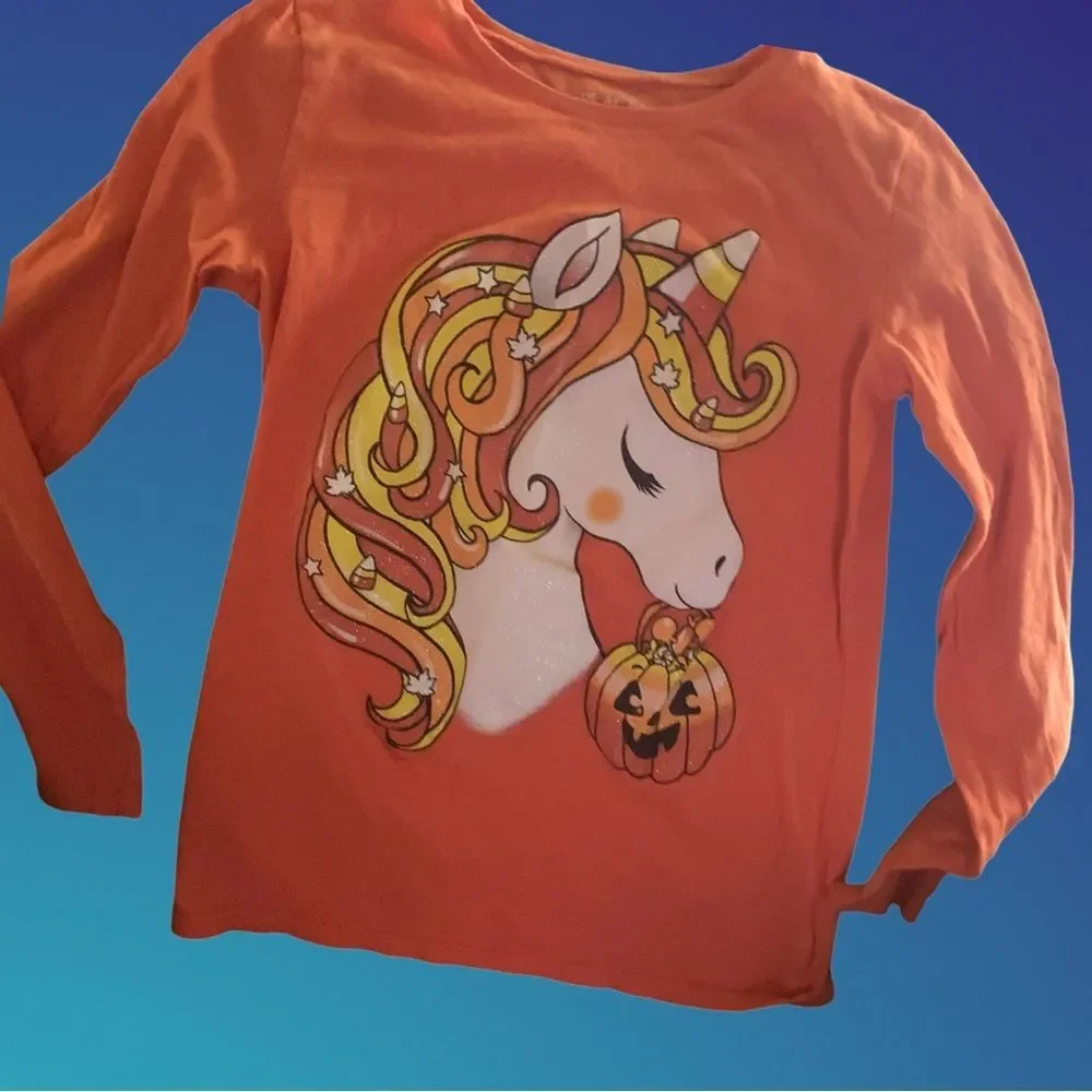 Unicorn Halloween Long Sleeve Shirt by The Children's Place